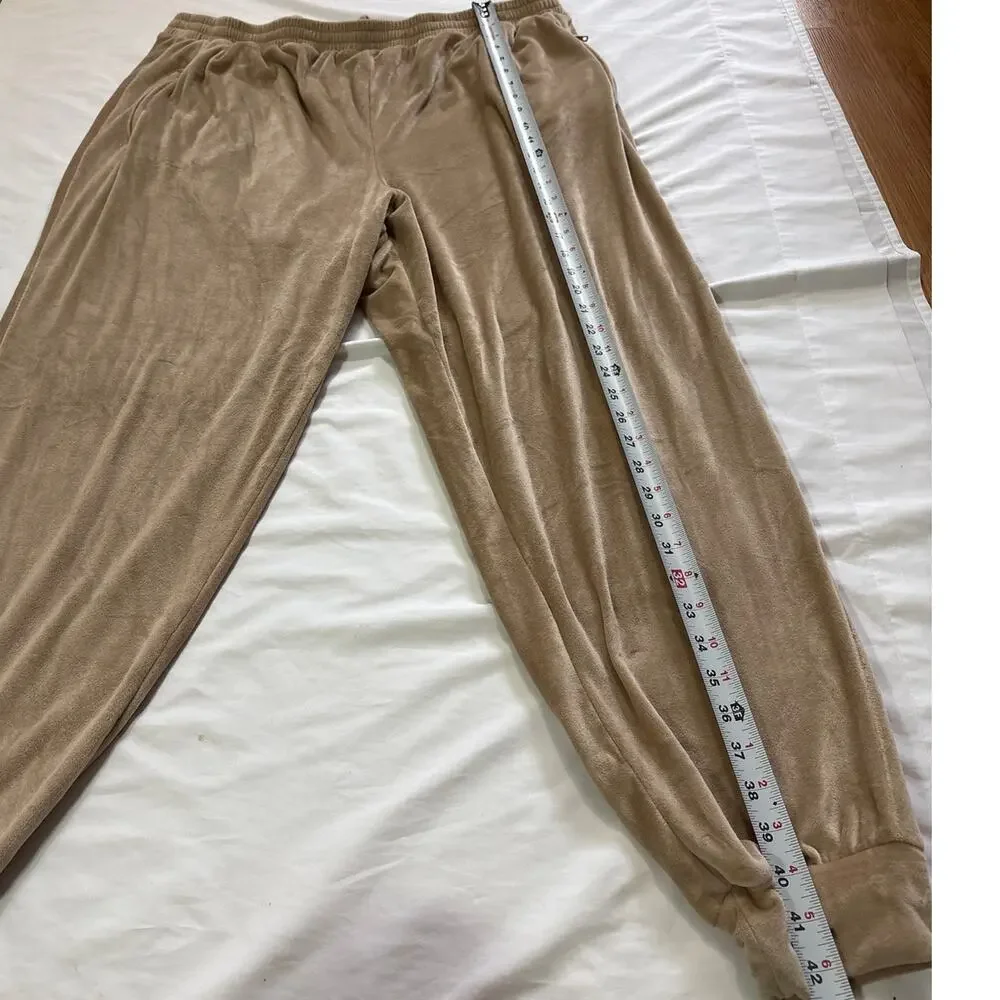 SKIMS Women’s 3X Velour High Waist Jogger Pants Comfortable Loungewear Pockets